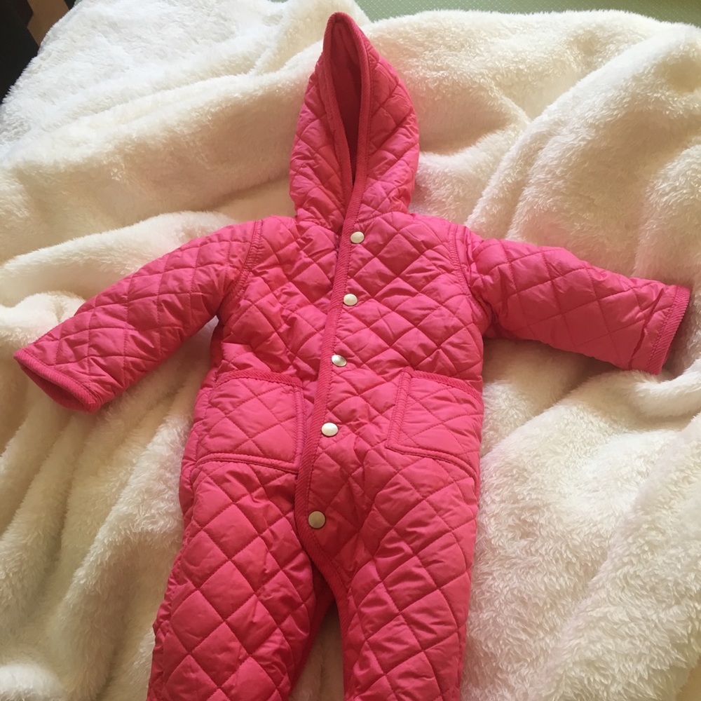 Leveret Quilted snowsuit - size 9 months